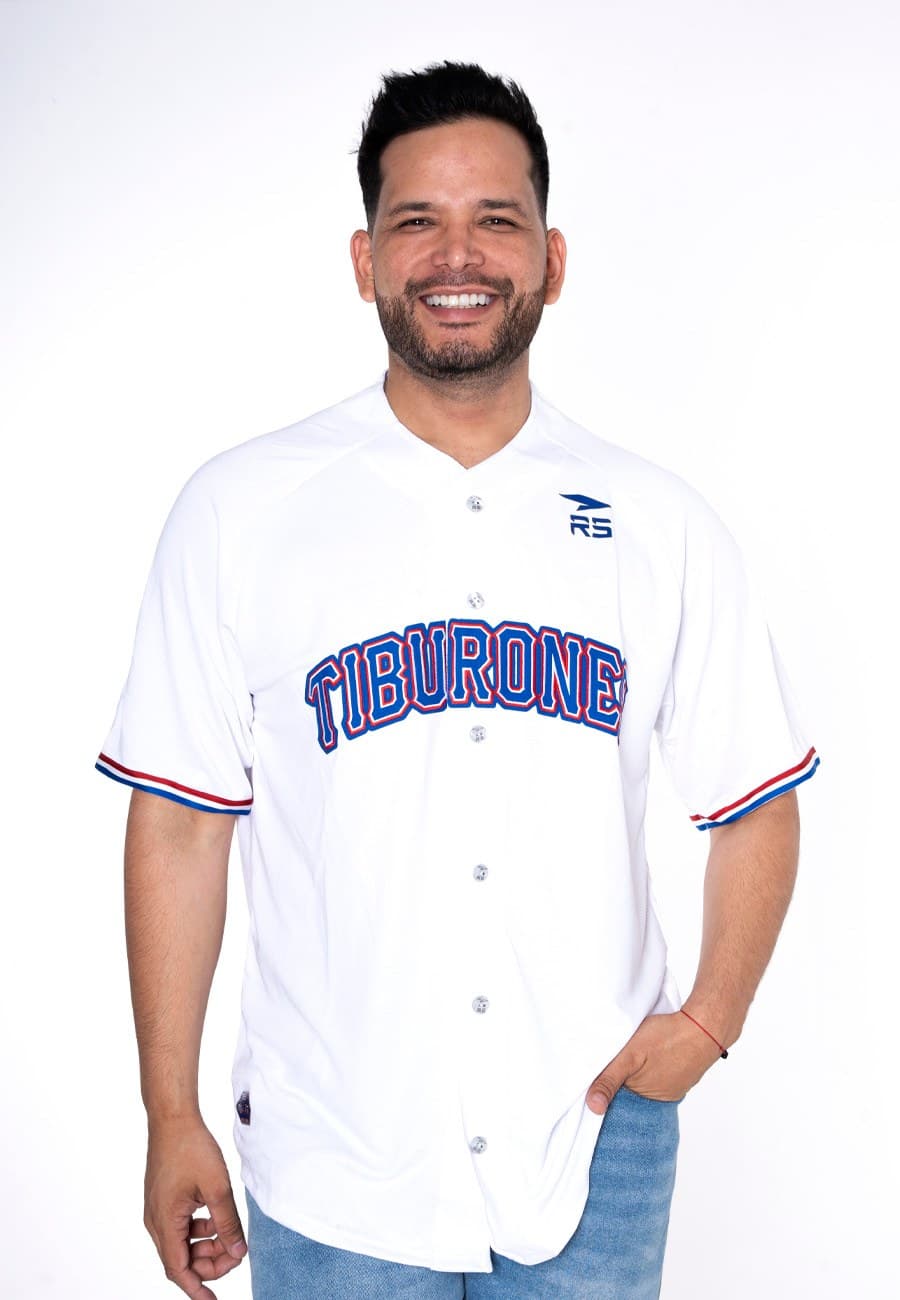 CAMISA OFICIAL HOME CABALLERO TIBURONES DE LA GUAIRA BLANCO/AZUL - 1
