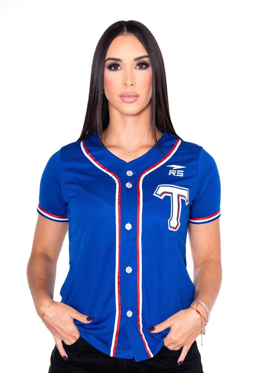 CAMISA OFICIAL VISITA DAMA TIBURONES DE LA GUAIRA AZUL - 1