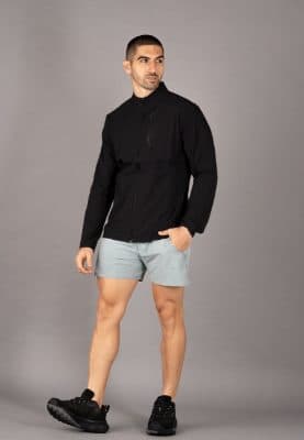 CAMEL JACKET MEN - BLACK